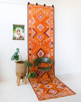 pile rug runner, Turkish rug, vintage rug, portland, rug shop, bright colors, wild shaman, runner rug, bold color, Portland, Oregon, rug store, rug shop, local shop, hallway runner, skinny runner
