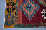 Old Milas Kilim Rug 5.7ftx9.2ft