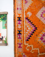 pile rug runner, Turkish rug, vintage rug, portland, rug shop, bright colors, wild shaman, runner rug, bold color, Portland, Oregon, rug store, rug shop, local shop, hallway runner, skinny runner