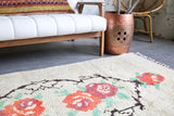 Old Anatolian Tulu Rug 3.6ftx7.4ft