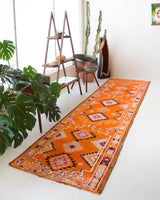 pile rug runner, Turkish rug, vintage rug, portland, rug shop, bright colors, wild shaman, runner rug, bold color, Portland, Oregon, rug store, rug shop, local shop, hallway runner, skinny runner