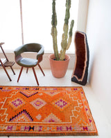 pile rug runner, Turkish rug, vintage rug, portland, rug shop, bright colors, wild shaman, runner rug, bold color, Portland, Oregon, rug store, rug shop, local shop, hallway runner, skinny runner