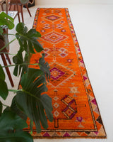 pile rug runner, Turkish rug, vintage rug, portland, rug shop, bright colors, wild shaman, runner rug, bold color, Portland, Oregon, rug store, rug shop, local shop, hallway runner, skinny runner