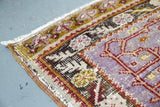Old Turkish Anatolian Rug 3.7ftx6.3ft