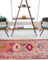 pile rug runner, Turkish rug, vintage rug, portland, rug shop, bright colors, wild shaman, runner rug, bold color, Portland, Oregon, rug store, rug shop, local shop, hallway runner, skinny runner