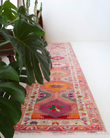 pile rug runner, Turkish rug, vintage rug, portland, rug shop, bright colors, wild shaman, runner rug, bold color, Portland, Oregon, rug store, rug shop, local shop, hallway runner, skinny runner