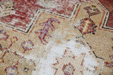 Old Faded Anatolian Rug 2.9tx4.4ft