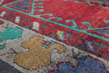 old rug, antique rug, earthy colors, faded colors, Turkish rug, vintage rug, flat weave, kilim rug, large area rug, square rug, Wild Shaman, Portland, Oregon, rug store, rug shop, local shop