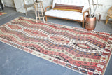 old rug, antique rug, earthy colors, faded colors, Turkish rug, vintage rug, flat weave, kilim rug, large area rug, square rug, Wild Shaman, Portland, Oregon, rug store, rug shop, local shop