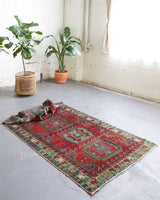 old rug, antique rug, earthy colors, faded colors, Turkish rug, vintage rug, flat weave, kilim rug, large area rug, square rug, Wild Shaman, Portland, Oregon, rug store, rug shop, local shop