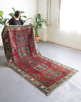 old rug, antique rug, earthy colors, faded colors, Turkish rug, vintage rug, flat weave, kilim rug, large area rug, square rug, Wild Shaman, Portland, Oregon, rug store, rug shop, local shop