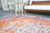 Old Demirci Oushak Rug 6.5ftx9.3ft