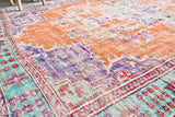 Old Demirci Oushak Rug 6.5ftx9.3ft