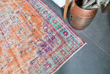 Old Demirci Oushak Rug 6.5ftx9.3ft