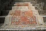 Vintage Faded Anatolian Turkish Rug