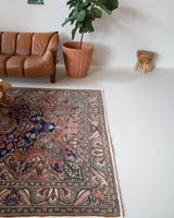 old rug, antique rug, earthy colors, faded colors, Turkish rug, vintage rug, soft rug, Portland, Oregon, rug store, rug shop, local shop, pile rug, ottoman rug, oriental rug, floral rug