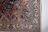 old rug, antique rug, earthy colors, faded colors, Turkish rug, vintage rug, soft rug, Portland, Oregon, rug store, rug shop, local shop, pile rug, ottoman rug, oriental rug, floral rug
