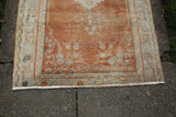 Vintage Faded Anatolian Turkish Rug
