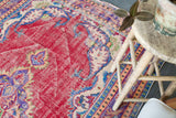 Old Demirci Oushak Rug 6.3ftx9.6ft
