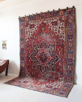 old rug, antique rug, deep colors, bold colors, earthy colors, faded colors, Turkish rug, vintage rug, soft rug, Portland, Oregon, rug store, rug shop, local shop, pile rug, ottoman rug, oriental rug, floral rug, persian rug, Heriz rug