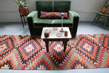Vintage Esme Kilim Runner 3'5"x12'