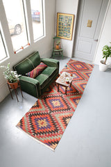 Vintage Esme Kilim Runner 3'5"x12'