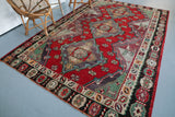 Old Adana Yörük Kilim 7xftx10.2ft