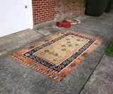 Old Corum Kilim 4.5ftx7.10ft