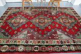 Old Adana Yörük Kilim 7xftx10.2ft