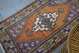 Vintage Konya Rug 2.6ft x 4.5ft