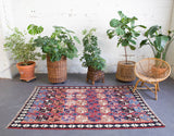 Turkish rug, vintage rug, flat weave, kilim rug, large area rug, square rug, Wild Shaman, Portland, Oregon, rug store, rug shop, local shop, bright colors, area rug, bold color