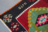 Vintage Adana Yörük Kilim 6.6xftx11.2ft