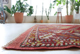 Vintage Turkish rug in a living room setting, pile rug, Turkish rug, vintage rug, portland, rug shop, bright colors, wild shaman, soft rug, bold color, Portland, Oregon, rug store, rug shop, local shop, antique rug