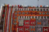 Old Anatolian Cicim Kilim Rug 6ftx9.5ft