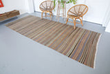 Old Anatolian Kilim 4.7ftx11ft