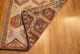 Vintage Mersin Mut Cicim Kilim 4.1x7.6ft