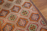 Vintage Mersin Mut Cicim Kilim 4.1x7.6ft
