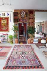 old rug, antique rug, earthy colors, faded colors, Turkish rug, vintage rug, flat weave, kilim rug, large area rug, square rug, Wild Shaman, Portland, Oregon, rug store, rug shop, local shop, natural colors