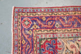 Vintage Demirci Oushak Rug 6.6ftx9.6ft