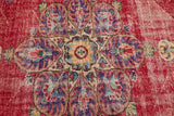 Vintage Demirci Oushak Rug 6.6ftx9.6ft