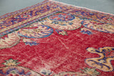 Vintage Demirci Oushak Rug 6.6ftx9.6ft