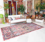 old rug, antique rug, earthy colors, faded colors, Turkish rug, vintage rug, flat weave, kilim rug, large area rug, square rug, Wild Shaman, Portland, Oregon, rug store, rug shop, local shop, natural colors