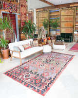 old rug, antique rug, earthy colors, faded colors, Turkish rug, vintage rug, flat weave, kilim rug, large area rug, square rug, Wild Shaman, Portland, Oregon, rug store, rug shop, local shop, natural colors