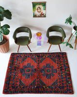 pile rug, Turkish rug, vintage rug, portland, rug shop, bright colors, wild shaman, soft rug, bold color, Portland, Oregon, rug store, rug shop, local shop, antique rug