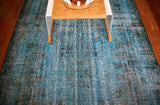 Vintage Over Dyed Isparta Rug 5.11x9.6ft