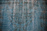 Vintage Over Dyed Isparta Rug 5.11x9.6ft