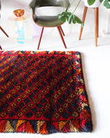 pile rug, Turkish rug, vintage rug, portland, rug shop, bright colors, wild shaman, soft rug, bold color, Portland, Oregon, rug store, rug shop, local shop, antique rug