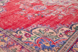 Vintage Demirci Oushak Rug 6.6ftx9.9ft