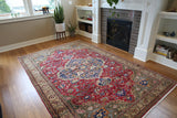 Vintage Kayseri Bunyan Carpet 6.7x9.9ft