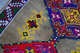 Old Kurdish Herki Runner 3.2ftx9.2ft